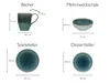 Diagrams showing the dimensions of different tableware items. Náhľad obrázku produktu