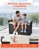 A father and son sitting on a storage bench on a balcony. Anteprima dell’immagine prodotto