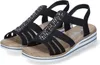 Rieker Keilsandaletten Damen 31373730393531 Schwarz 39 EU Produktbild-Vorschau 14
