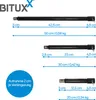 Bituxx Verlängerungsset für Erdlochbohrer 20/30/50cm Produktbild-Vorschau 2