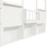 Hausbett mit Bücherregal, Dach, Lattenrost, Rausfallschutz, Produktbild-Vorschau 13