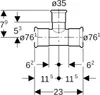 Geberit 31231, Schlauchanschluss, Edelstahl Produktbild-Vorschau 4