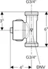 Geberit 616225001 Temperatur- und Volumenstromsensor Produktbild-Vorschau 2