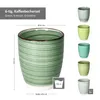 6er Set Green Kaffeebecher Grün 350ml ohne Henkel Produktbild-Vorschau 3