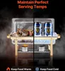 VEVOR Hot Pot Set Chauffe-plats en acier inoxydable avec 4 Voir les images du produit 4