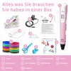 Fleau Kids 3D-Stift-Starterpaket Pink XL – 75 m Filament – Produktbild-Vorschau 2