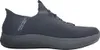 A single gray Skechers shoe is shown against a white background. Voir les images du produit