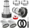 Poolschlauch Adapter,Schwimmbad Filterpumpe Adapter Set Produktbild-Vorschau 1