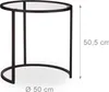 Relaxdays Beistelltische 2er Set, Satztisch, Sofatisch, mit Produktbild-Vorschau 4
