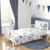 Babybettwäsche Space Rakete 100x135 + 40x60 cm, 2-teilig,  Produktbild-Vorschau 4
