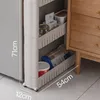 2er-Set Ausziehbares Zwischenregal mit Rollen 3 Reihen Büro Produktbild-Vorschau 2