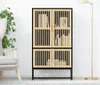 vidaXL Highboard Black 70x35x125 cm výrobek z odvozeného Náhled obrázku produktu 2