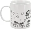 Weihnachtstasse selbst bemalen: Pinsel, 6 Farben, weißes Produktbild-Vorschau 6