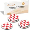 ECENCE Rauchmelder Magnethalter 5 Stück selbstklebende Produktbild-Vorschau 1