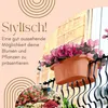 4er Set Blumenkasten Balkongeländer Beidseitig Balkon Produktbild-Vorschau 3