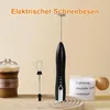Milchaufschäumer, Elektrische Milchaufschäumer, Handheld Produktbild-Vorschau 2