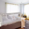 Ochranný zábranný rám postele 150 x 66 x 35 cm Nukido sivý Náhľad obrázku produktu 10