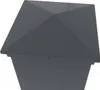 Pfosten EIFEL 15x15cm aluminium H.190cm Anthrazitgrau Produktbild-Vorschau 7