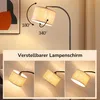 EDISHINE Bogenlampe Stehlampe mit Verstellem & LED Produktbild-Vorschau 3