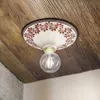Classic Large Ceiling Lamp Trieste White Decorated Wire Voir les images du produit 7