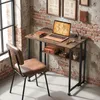 HOMCOM Scrivania da 80 cm pieghevole con ripiano, ideale Anteprima dell’immagine prodotto 2
