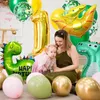 Dino Geburtstag Deko Set, Dinosaurier Folienballons, Happy Produktbild-Vorschau 7