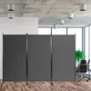 Mobilný paraván 260x180 cm, sivý Náhľad obrázku produktu 4