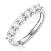 Bague pour femme couleur argent avec zircone – Bague Voir les images du produit 1