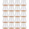 16 x Stuhlbeinkappen Silikon Stuhlbein Fußboden Schutz Produktbild-Vorschau 1