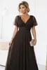 Numoco Abendkleid Melania Maxikleid Partykleid, braun mit Produktbild-Vorschau 9