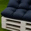 Palettenkissen Set Dunkelblau – Sitzkissen 120×60 cm & Produktbild-Vorschau 9