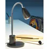 Lampe de table Fox anthracite, chrome, Voir les images du produit 3
