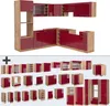 Eckküche Vicco R-Line Rot Hochglanz/Goldkraft Eiche 247 x Produktbild-Vorschau 8