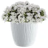 WEISSER BLUMENTOPF 19cm Topf mit Ständer CLIC+DROP SYS Produktbild-Vorschau 12