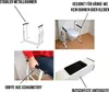 Mobile WC/Klo Aufstehhilfe rutschfest mit Ablagekorb - Produktbild-Vorschau 5