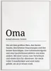 Oma Poster Definition - Großmutter Muttertag Geschenk Produktbild-Vorschau 2