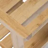 Stołek łazienkowy BAMBOO z półeczką na akcesoria Podgląd zdjęcia produktu 2