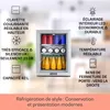 Klarstein Mini Frigo de Chambre de 42L pour Snacks et Voir les images du produit 2