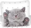 Cat - komplet pościeli z motywem kotka, 135x200 i 80x80 cm Podgląd zdjęcia produktu 2