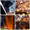 Gerahmtes Poster - Schwarzer Rahmen - Steak Grill Flammen Produktbild-Vorschau 9