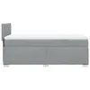 Boxspringbett mit Matratze Hellgrau 90x200 cm Stoff, Produktbild-Vorschau 11