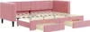 vidaXL Tagesbett Ausziehbar mit Schubladen Rosa 80x200 cm Produktbild-Vorschau 1