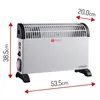 Mesko | Convector Heater with Timer and Turbo Fan | MS Produktbild-Vorschau 4