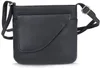 Frentree Umhängetasche, Kleine Ledertasche in schwarz, Produktbild-Vorschau 1