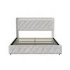 INONEFT Boxspringbett 140x200 cm mit LED und USB-Ladegerät, Produktbild-Vorschau 14