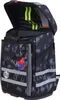 A black backpack with a Spider-Man theme, shown open with the lid lifted. Náhled obrázku produktu