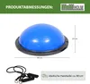 Balancetrainer Yoga Gymnastik Balance Half Ball blau Produktbild-Vorschau 2