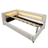 Merax Lit de jour Daybett 90x200 cm, rangement hydraulique, Voir les images du produit 11
