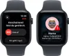 Two smartwatch screens showing SOS alerts and contact information. Náhľad obrázku produktu