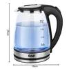Glas Wasserkocher LED Edelstahl Teekocher 1,7L 2200W BPA Produktbild-Vorschau 10